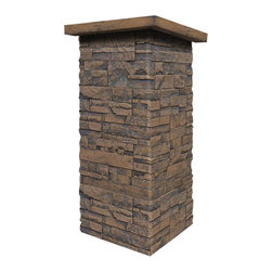 DURANGO SQUARE COLUMN WRAP- SOLID COLOR - Wall Panels