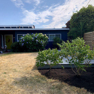 Small Entry Deck & Front Yard