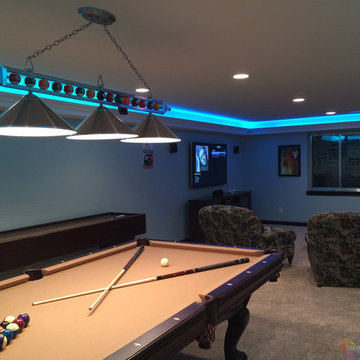 Man Cave Game Room LED Lighting