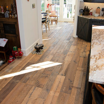 Reclaimed White Oak Barn Wood Floor in Bucks County, PA