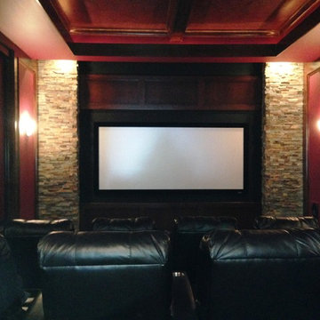 Basement Bar & Home Theater Renovation
