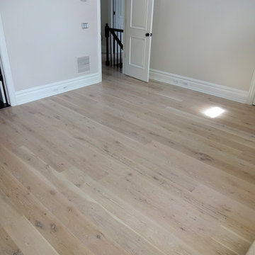 EAST HAMPTON: 8" CHARACTER WHITE OAK WITH 2 COATS BONA WHITE + BONA TRAFFIC HD