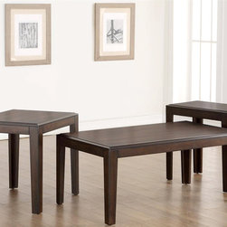 Espresso End Table Set - Coffee Table Sets