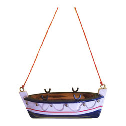 Wooden Canoe Ornament - Christmas Ornaments