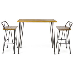 Industrial Outdoor Pub And Bistro Sets by GDFStudio