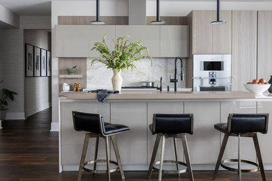 Example of a kitchen design in Chicago