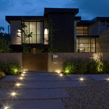 wall in front of house