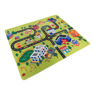 Babyjoy Kids Foam Interlocking Puzzle Play Mat w/Alphabet & Numbers 72-Piece Set