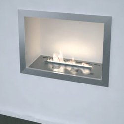 Planika 27'' x 19'' BASIC Casing FLAS Wall Mounted Fireplace - Indoor Fireplaces