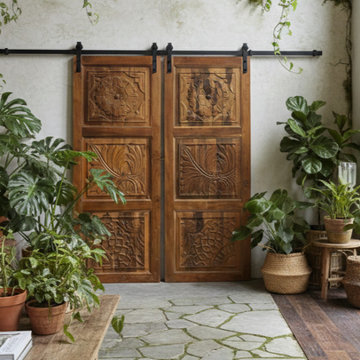 Layered Spaces: Mogul Interior Carved Wood Doors