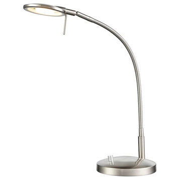 Arnsberg Dessau Flex Table Lamp, Satin Nickel, 525840107