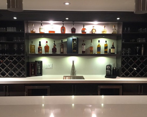 Modern Basement Bar Ideas, Pictures, Remodel and Decor  SaveEmail. dsk Kitchens. 11 Reviews. High Gloss Modern Basement Bar