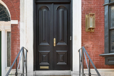 Entryway - transitional entryway idea in Philadelphia