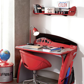 Car bed kids bedroom - Turbo Desk