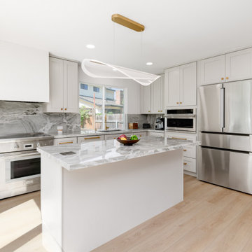 Kitchen Relocation and layout reconfiguration