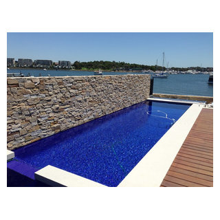 Stack Pool CZ Classic Dry Stack Random Cladding - Contemporary - Pool - Sydney ...