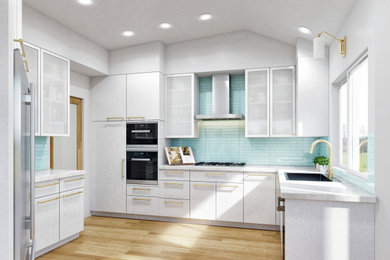 Kitchen photo in Los Angeles