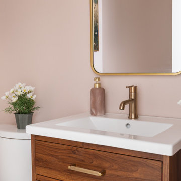 Blush & Botanicals | Powder Bathroom
