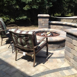 Seating around fire pit - Fire Pits