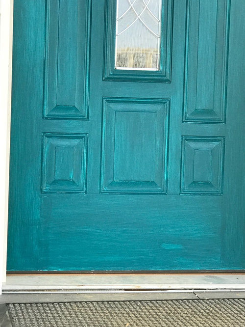 Door paint is streaky