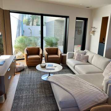 Modern Sustainable Home- furniture selection and layout