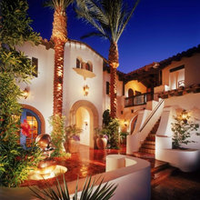Spanish backyard