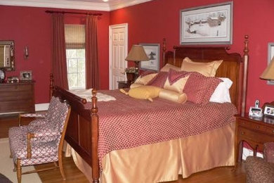 Custom Window Treatments and Coordinating Bedding