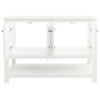 Fresca Manchester 48" White Double Sink Cabinet