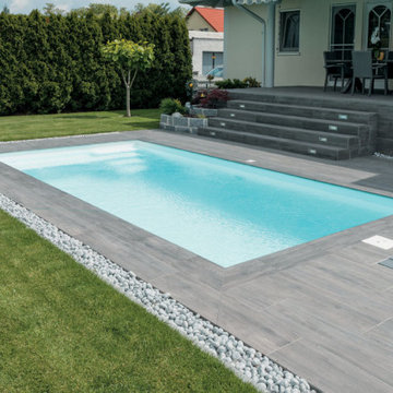 Sleekwood Ash porcelain paving