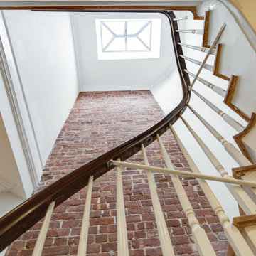 Hoboken Brownstone Rebuilt Stairwell
