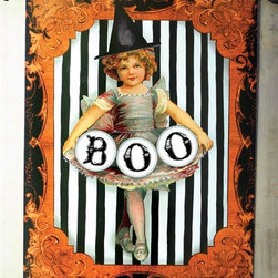 Boo Halloween Sign - Holiday Decorations