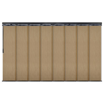 Anders 8-Panel Track Extendable Vertical Blinds 130-175"W