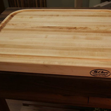 Butcher Block Cutting Board with Juice Groove