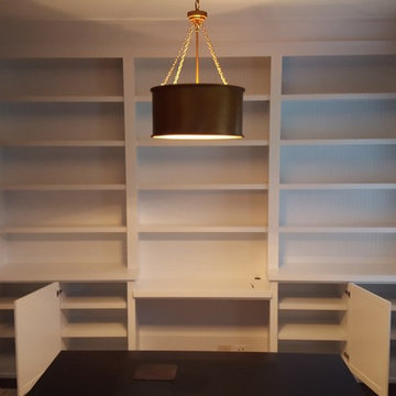 Office Wall with Desk and File