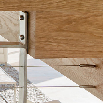 HAAS Architecture - Interior Stair, Quick-Connect® Lag fitting detail