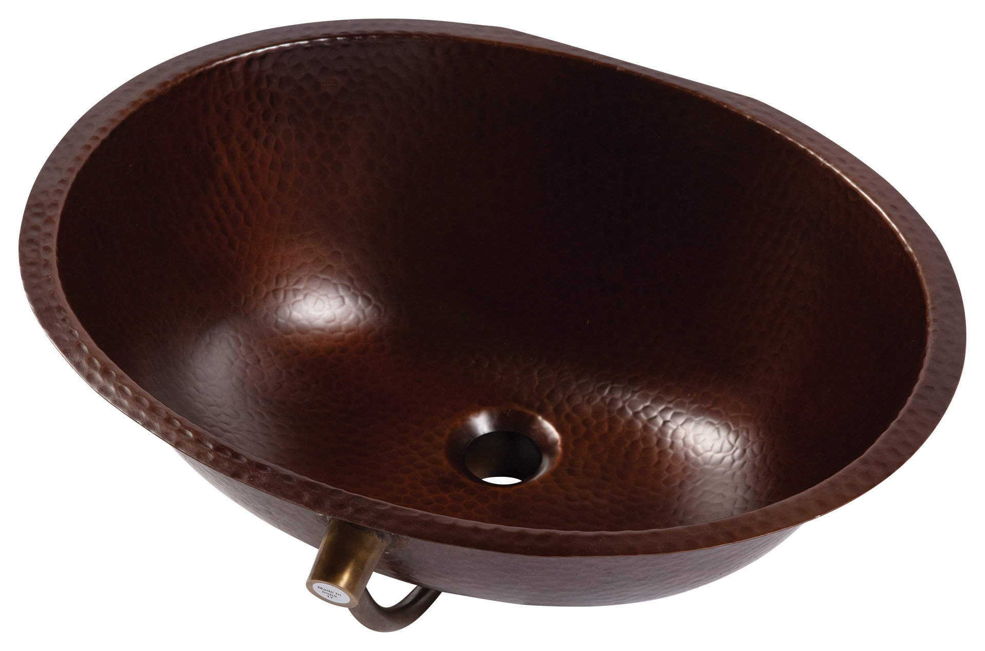 Freud 19" Undermount Bathroom Sink in Copper