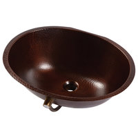 Freud 19" Undermount Bathroom Sink in Copper