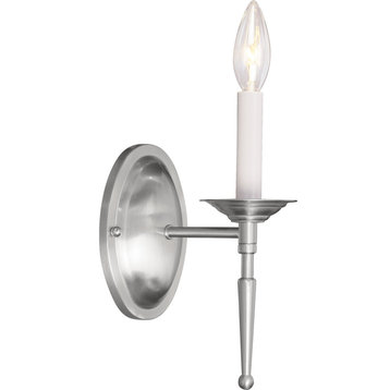 Williamsburgh Wall Sconce - Brushed Nickel, 1