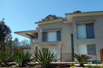 Design ideas for a contemporary exterior in Adelaide.