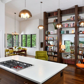 Relocating a Kitchen to Create Light and Flow