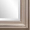 George Rectangle Mirror - Brushed Bright Nickel