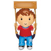 Personalizable Child Ornament, Boy On Swing