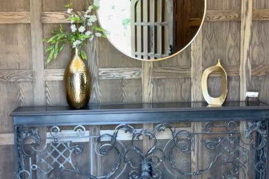 Inspiration for a french country entryway remodel in New York
