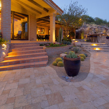 Swimming Pool & Spa and Pergola with Fireplace