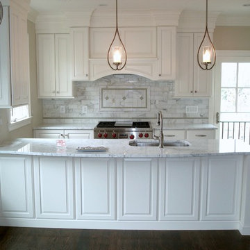 Arlington Remodel - White Raised Panel Full Overlay