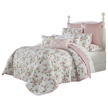 Royal Court Rosemary Country Chic Full/Queen 3 Piece Quilt Set