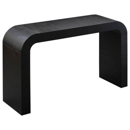 Hump Console Table, Black
