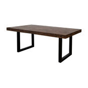 Contemporary Recycled Pine Top Dining Table