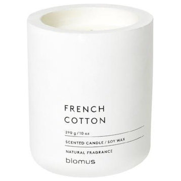 Lily White Candle, French Cottonnce, Large