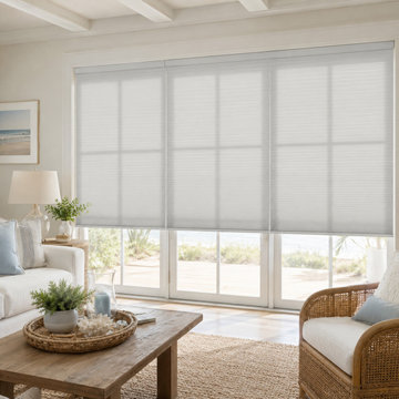 Light Filtering Cellular Blinds for Sliding Glass Doors